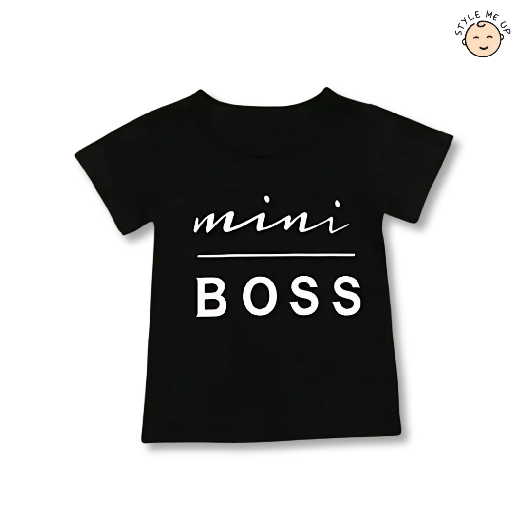 Mini Boss Black T-Shirt