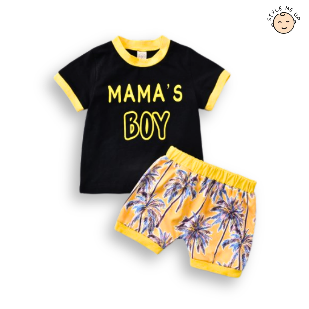 Mama's Boy T-Shirt With Shorts