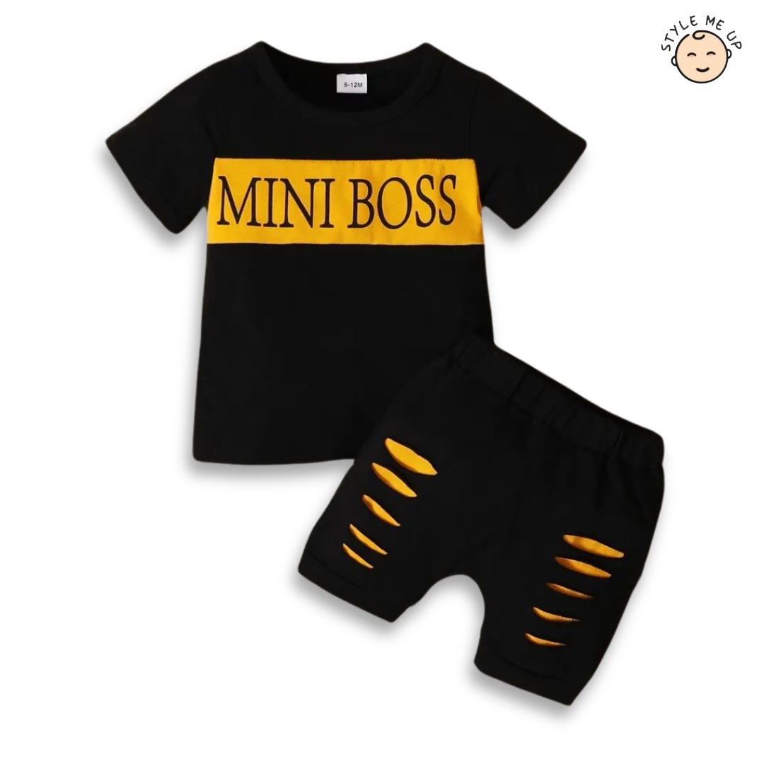 Mini Boss T-Shirt With Shorts