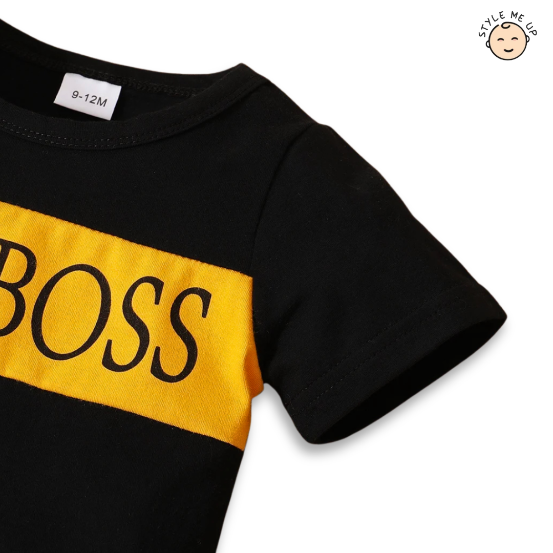 Mini Boss T-Shirt With Shorts