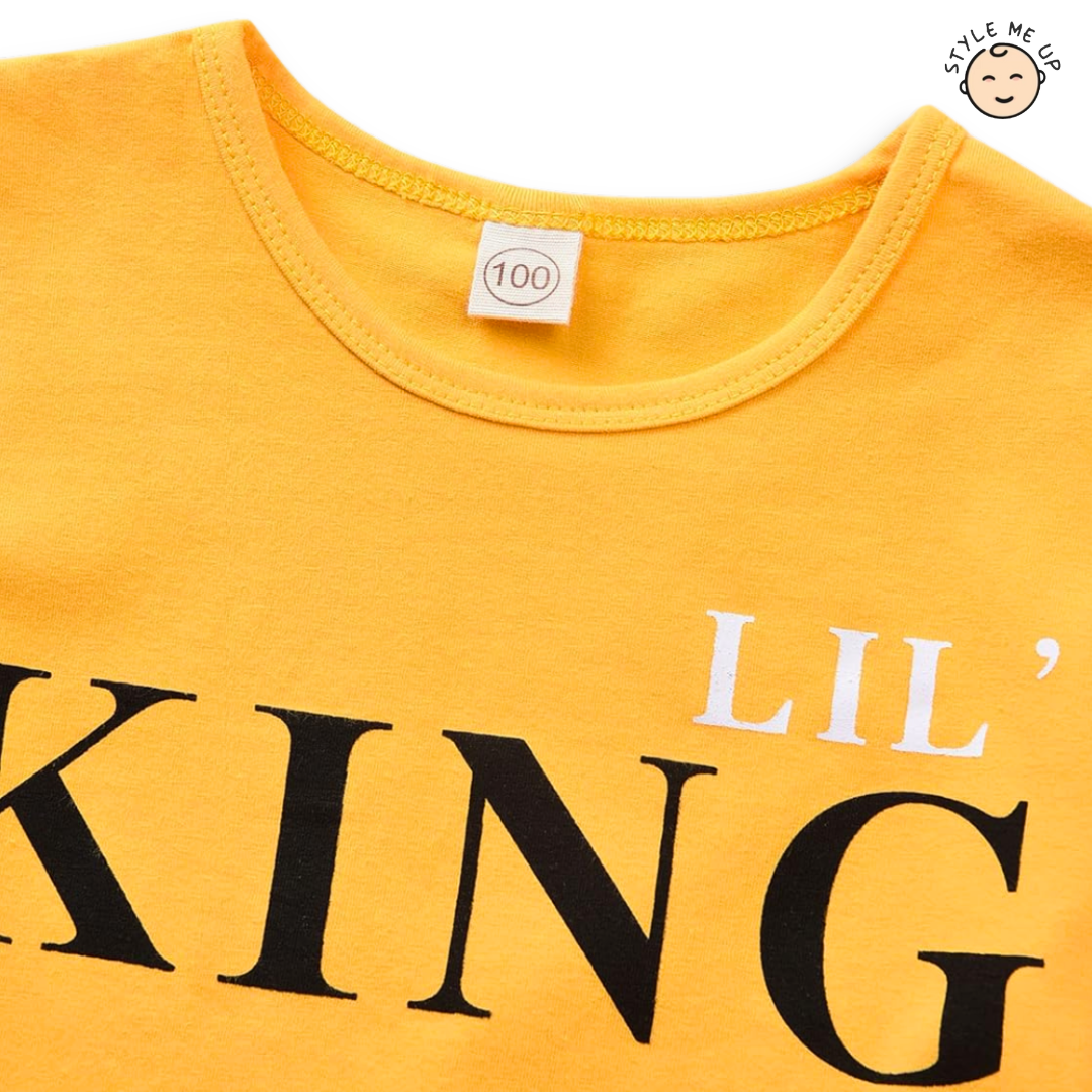 Lil King T-Shirt With Shorts