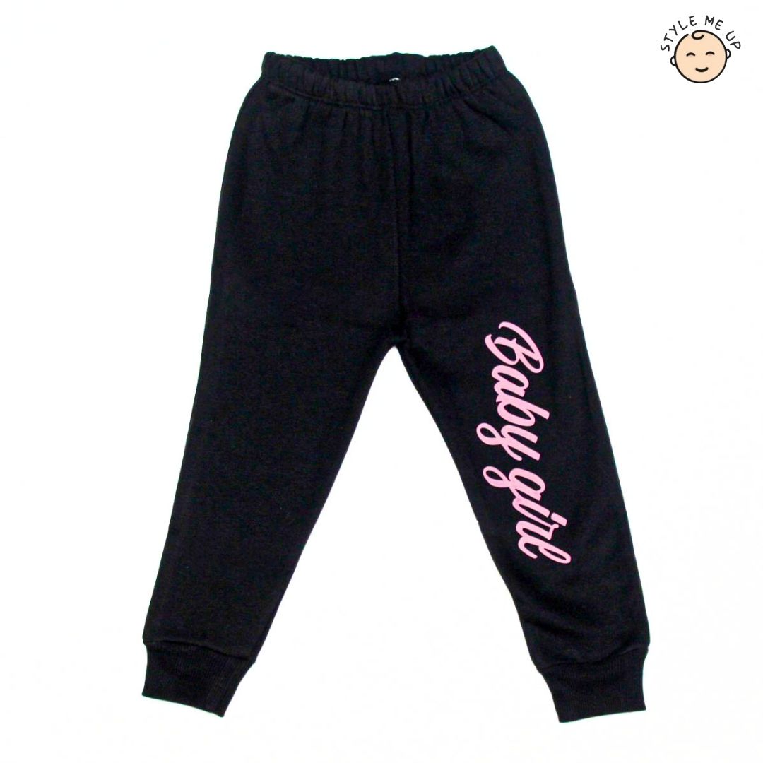 Black Baby Girl Fleece Suit