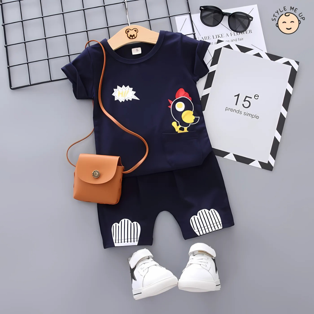 Hi Hen T-Shirt With Shorts