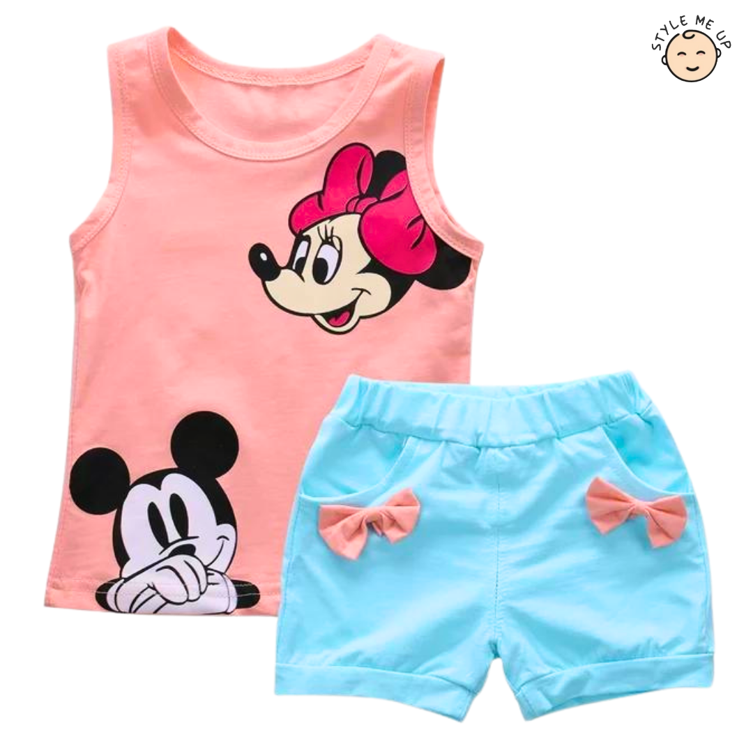 Mickey Mouse T-Shirt With Shorts