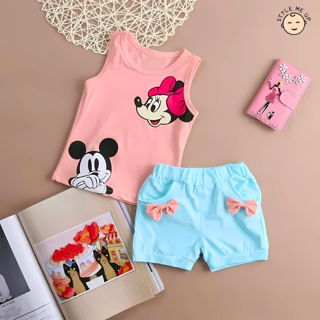 Mickey Mouse T-Shirt With Shorts