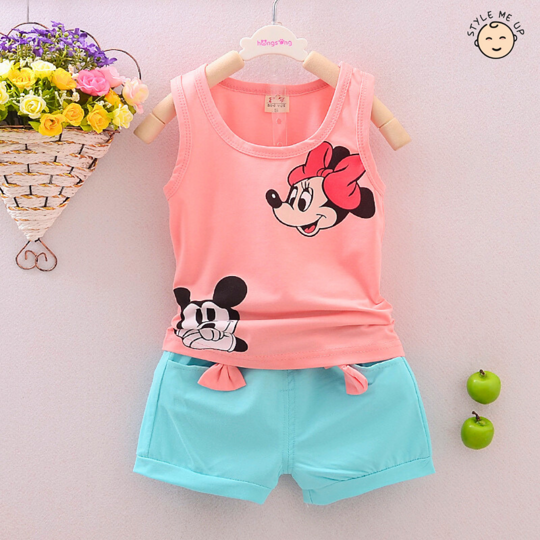 Mickey Mouse T-Shirt With Shorts