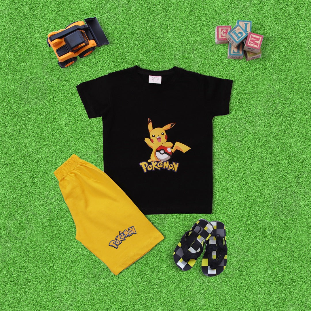 Pokémon T-Shirt And Shorts For Kids