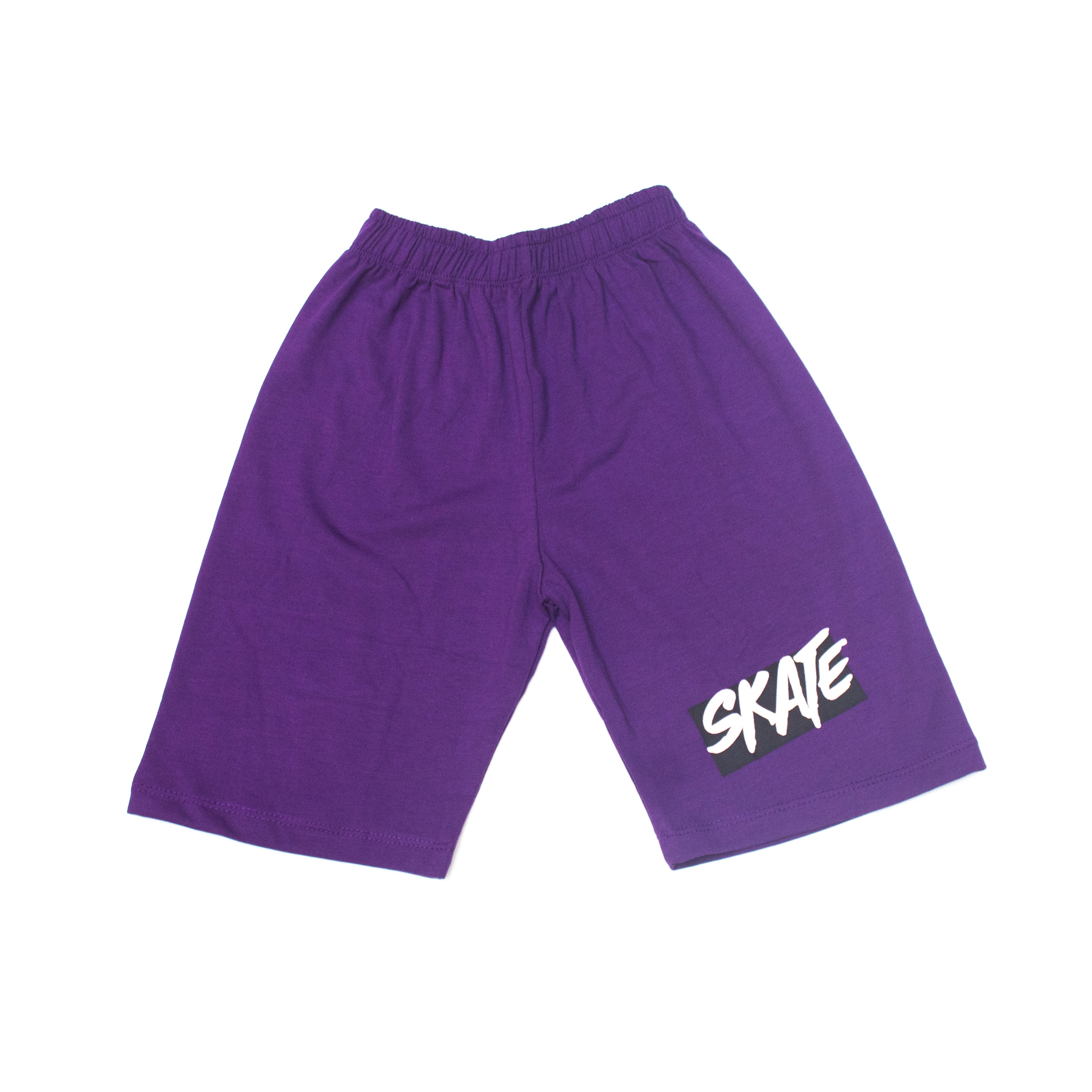 Skate Purple T-Shirt And Shorts For Kids