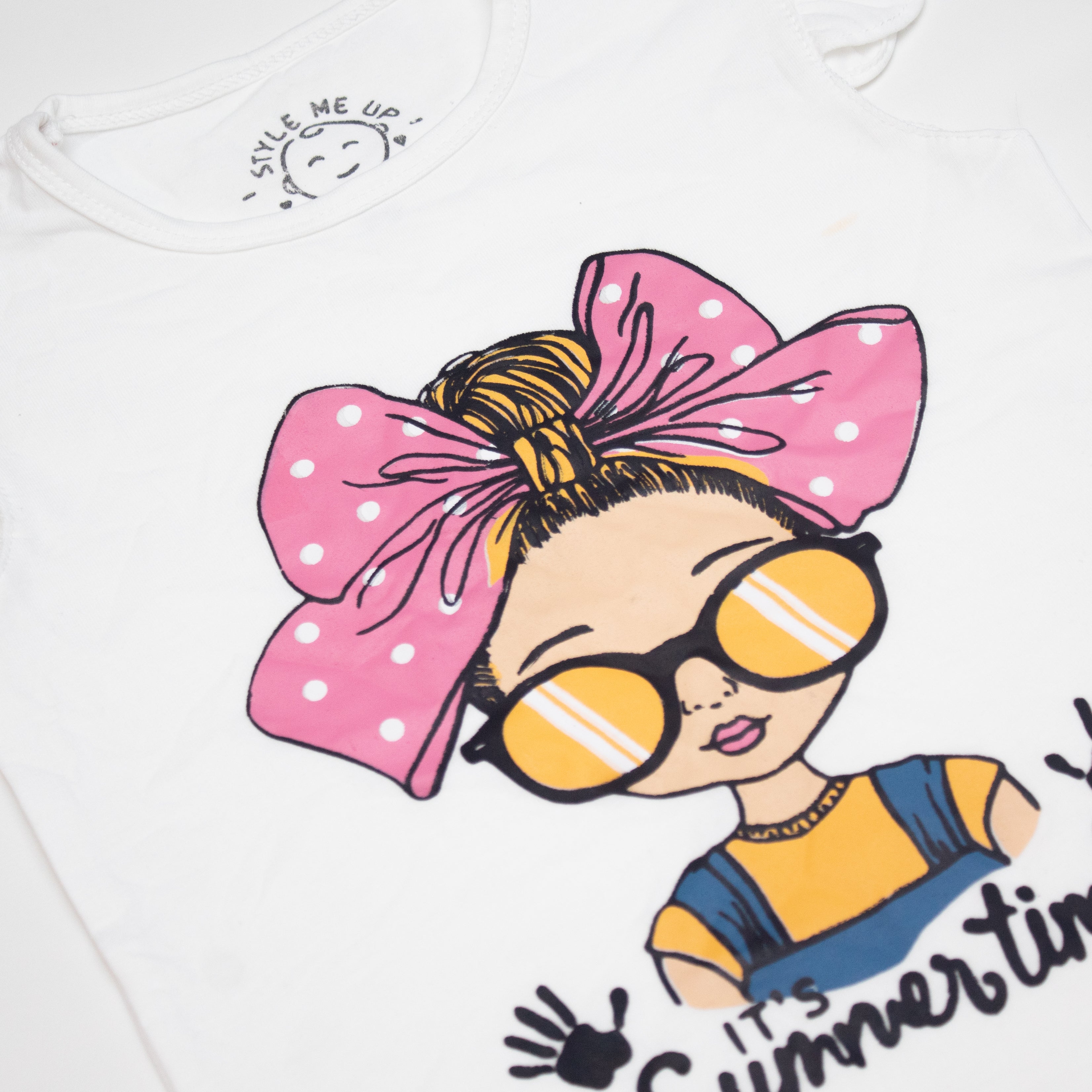 Summer Girl T-Shirt And Shorts For Kids