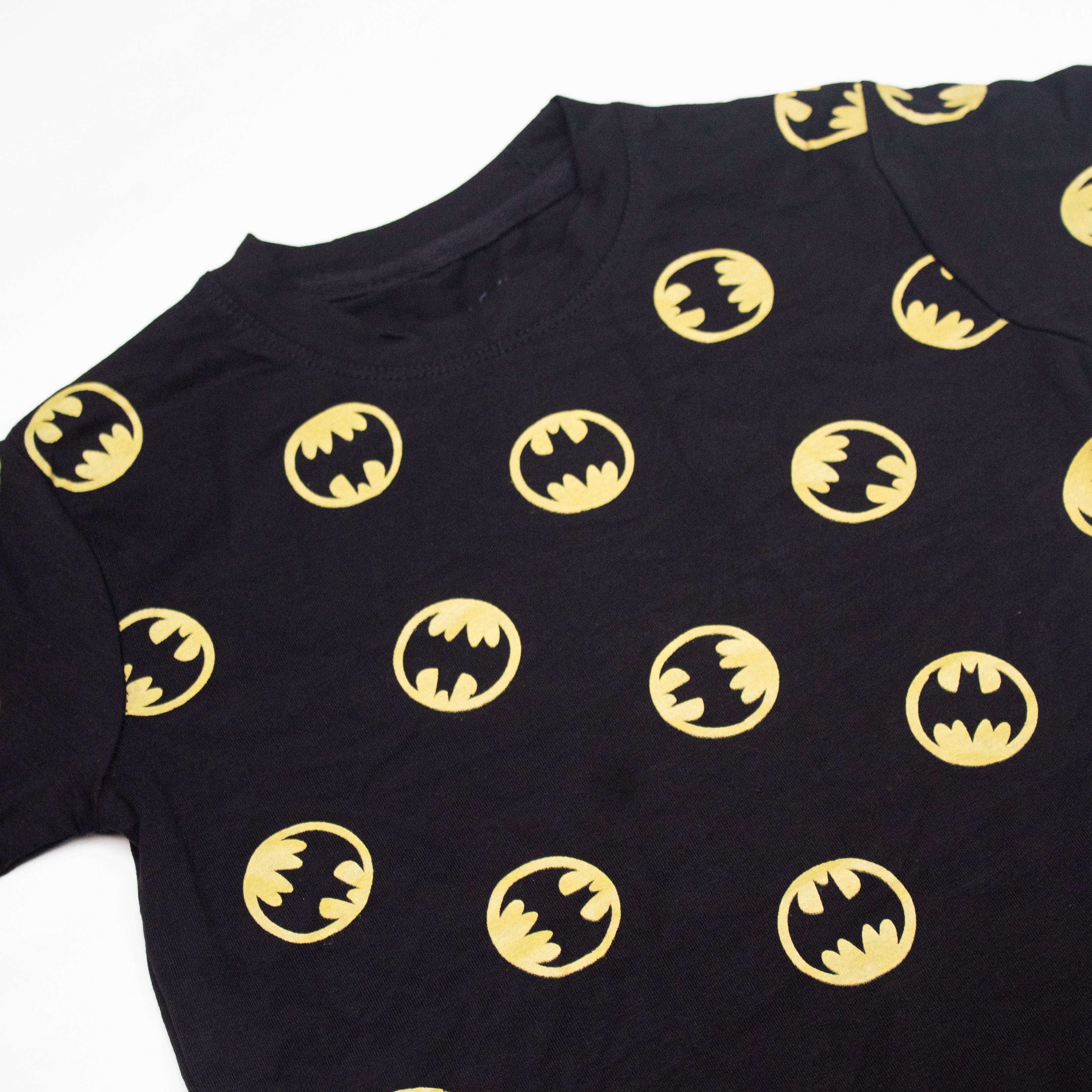 Batman Black T-Shirt And Shorts For Kids