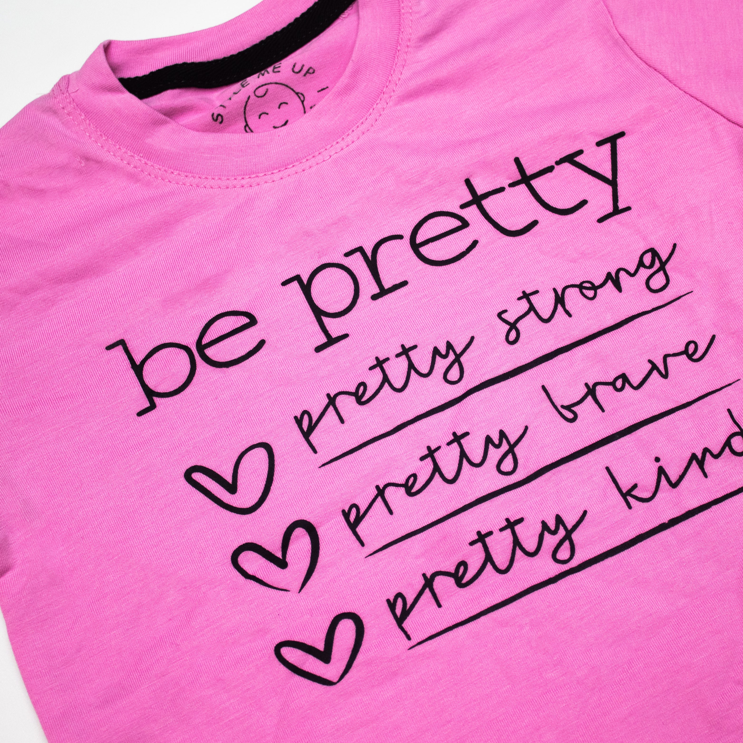 Be Pretty Pink Shirt For Kids