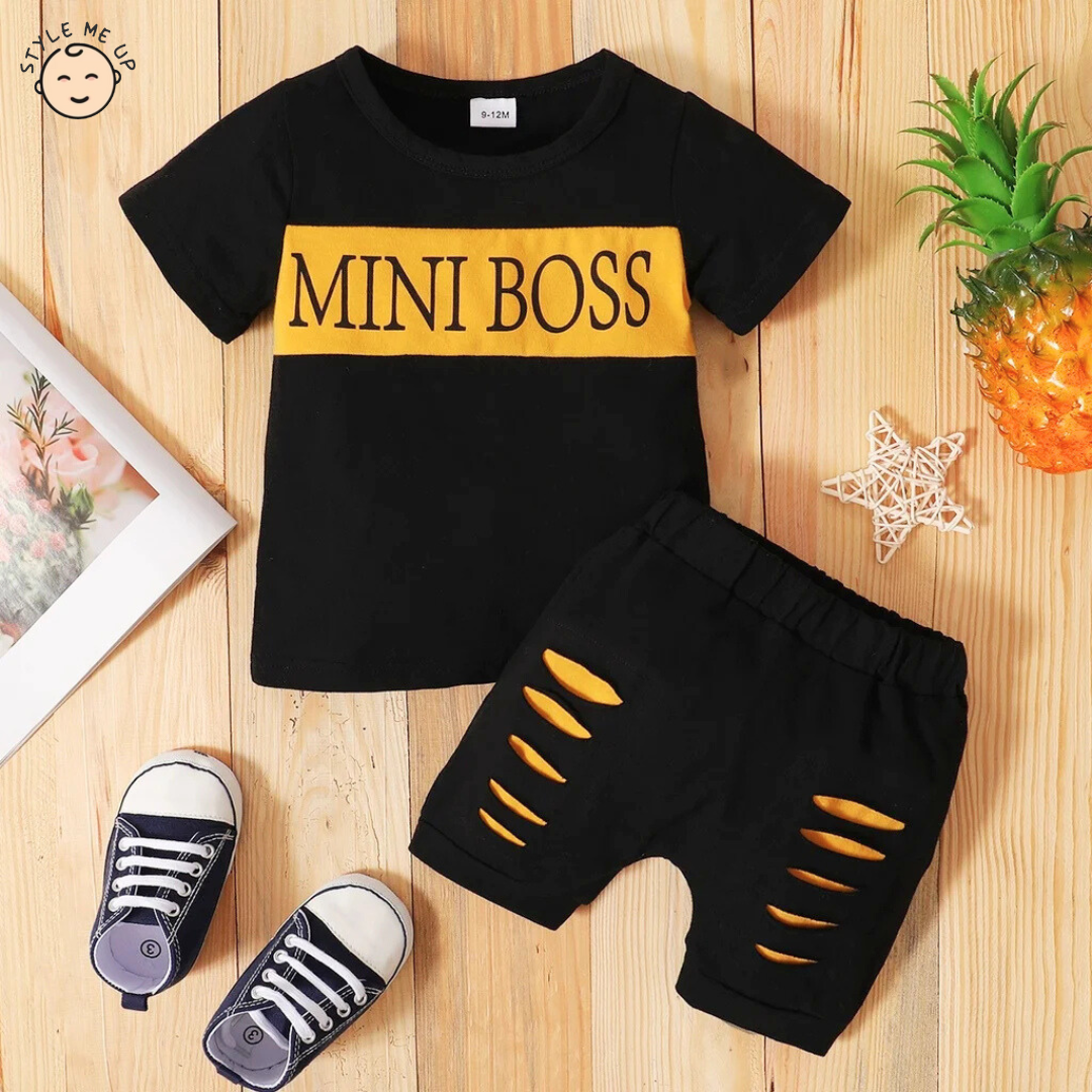 Mini Boss T-Shirt With Shorts