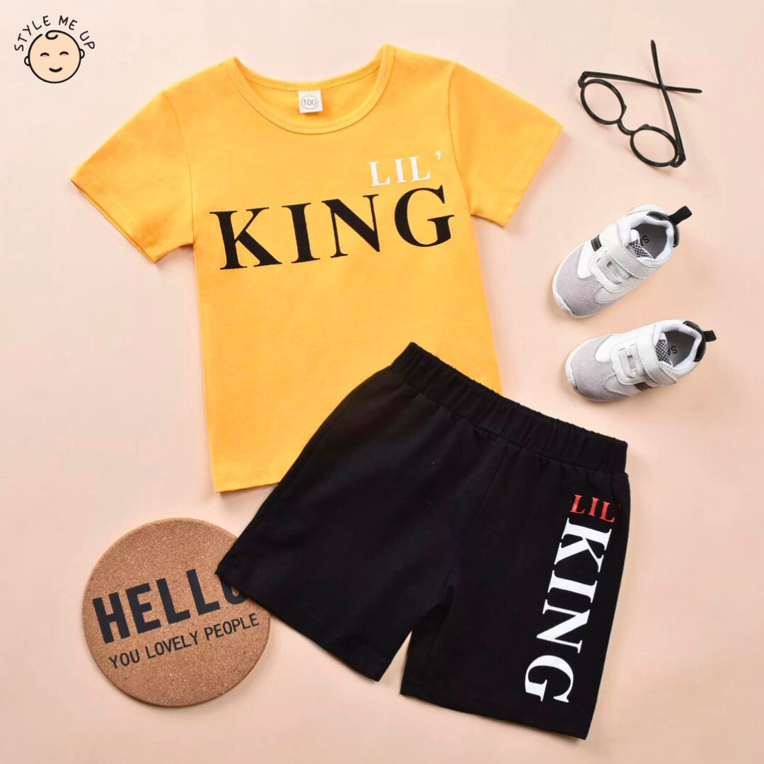 Lil King T-Shirt With Shorts