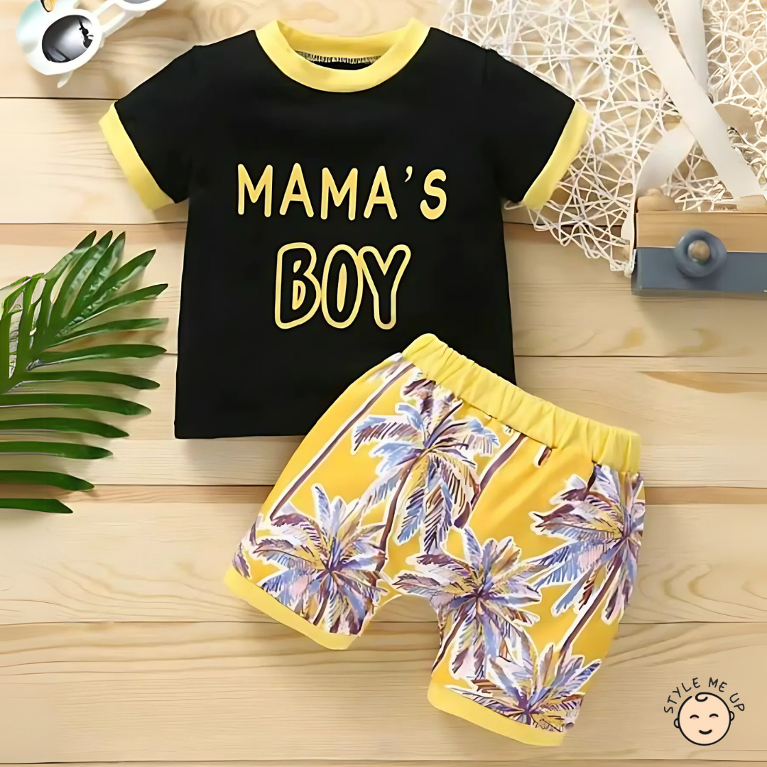 Mama's Boy T-Shirt With Shorts