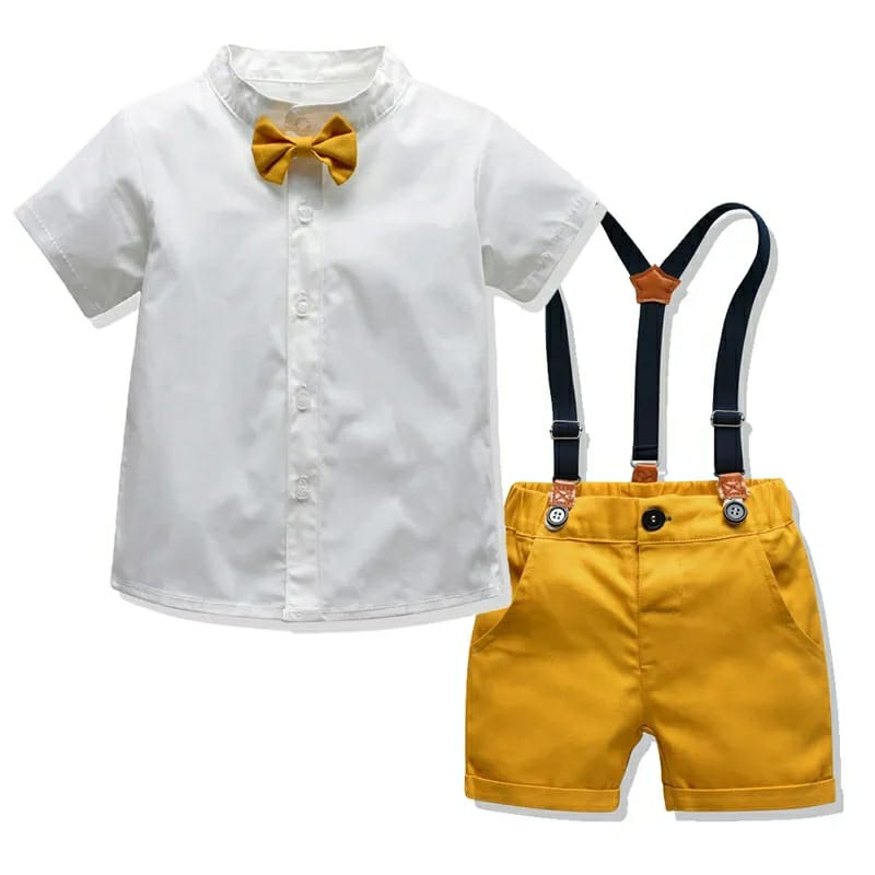 Yellow Gentleman Suit for Toddler Baby Boy